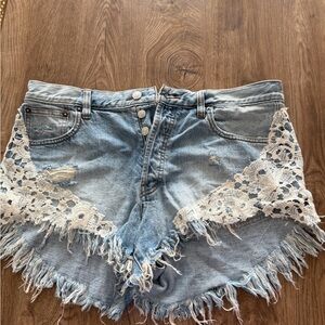 We The Free Light Blue Denim